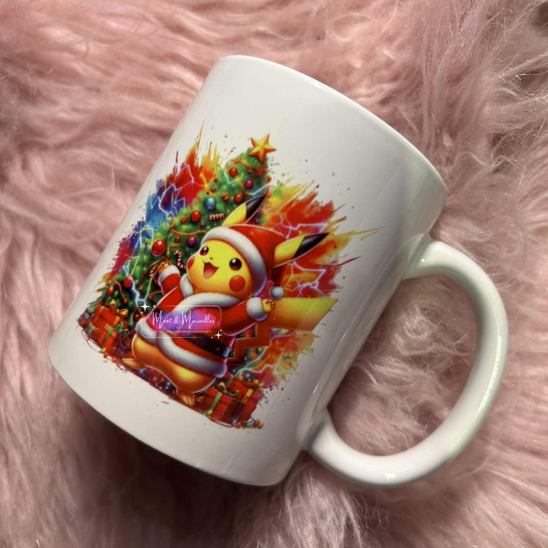 🍬 Mug Gourmand personnalisé – Noël 2025 🎅