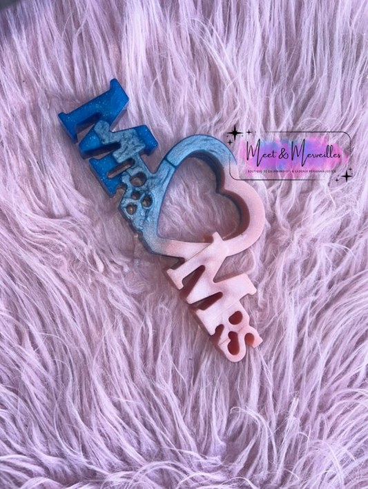 Décoration “Mr & Mrs" Personnalisable en Résine – Idéal Mariage ou Cadeau Couple