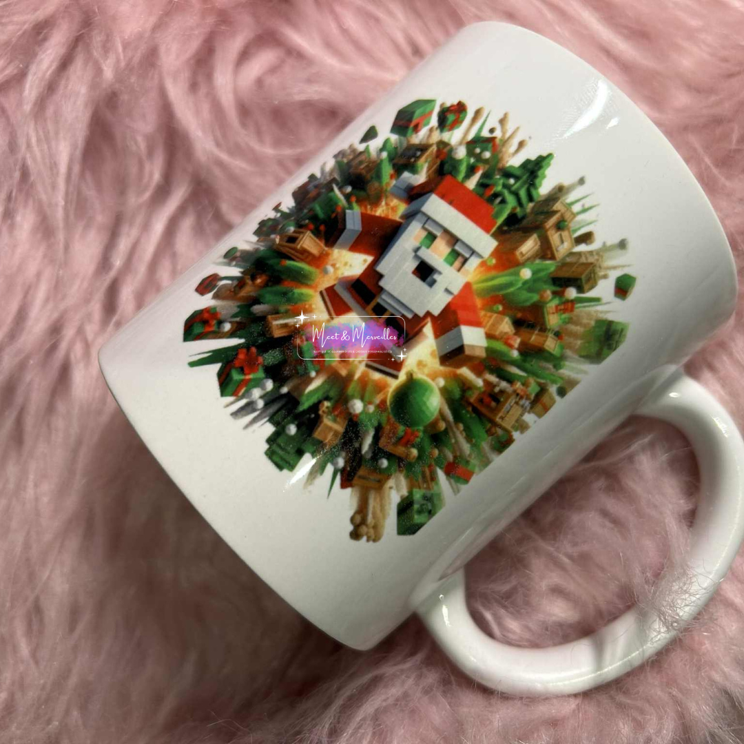 🍬 Mug Gourmand personnalisé – Noël 2025 🎅