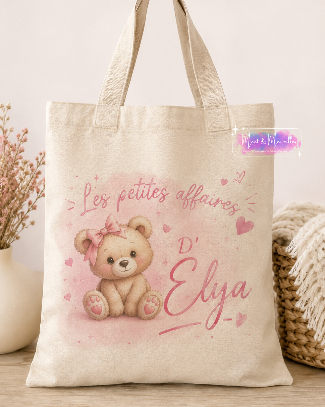Tote Bag personnalisé enfant – Les petites affaires de…