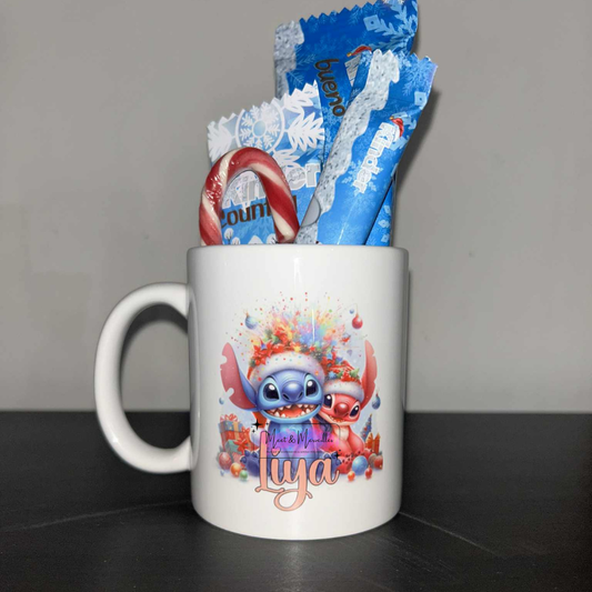 🍬 Mug Gourmand personnalisé – Noël 2025 🎅