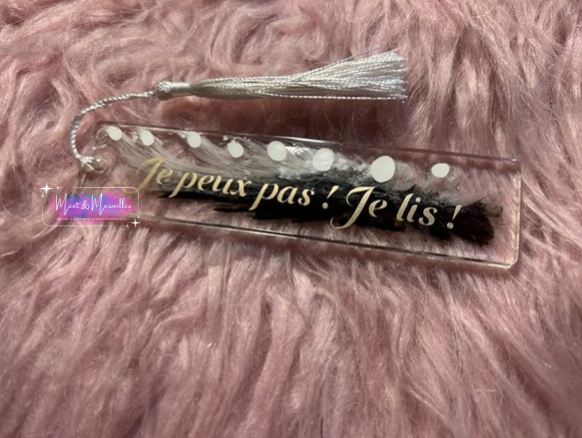 Marque-Page Personnalisé en Résine – Création Unique et Artisanale