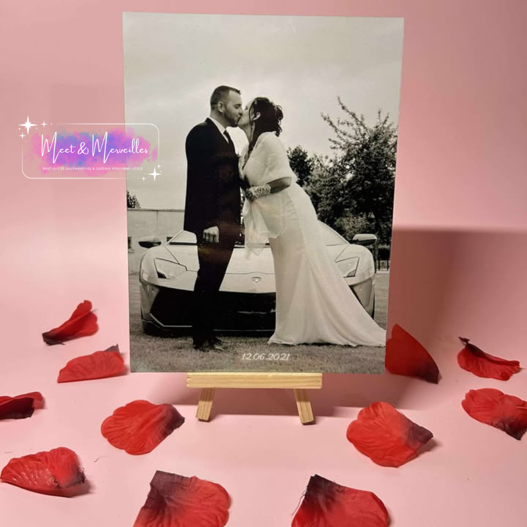 Photo personnalisée sur aluminium – Saint Valentin