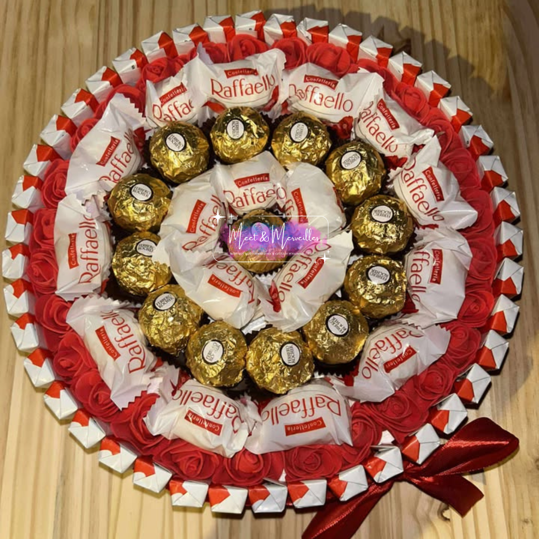 Coffret gourmand Kinder personnalisé – Gâteau de chocolats