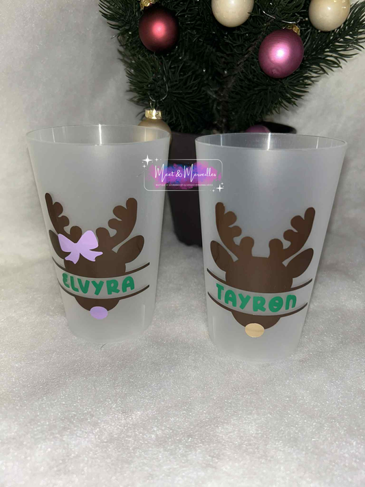 🎁 Gobelet de Noël personnalisé – Fête et magie garantie ✨