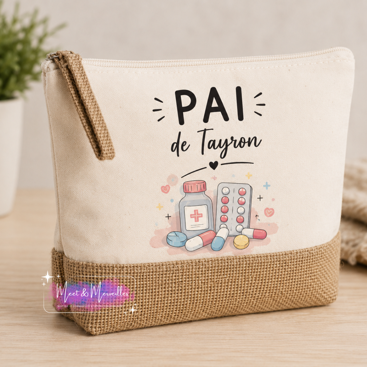 Pochette PAI personnalisée – Prénom & design au choix