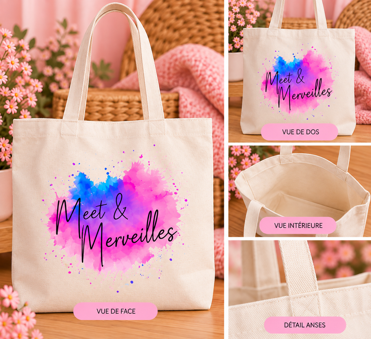 Tote bag personnalisé – Professionnels & associations