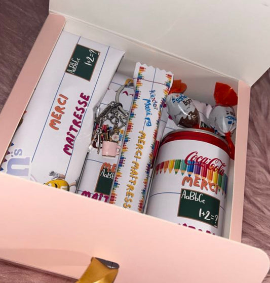 Coffret gourmandise Maîtresse, Maître, Atsem, AESH etc...