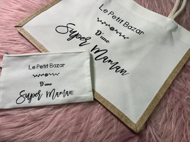 Ensemble SAC et Trousse Super Maman