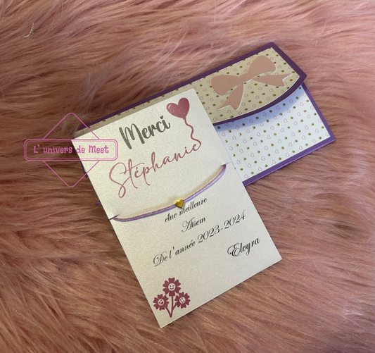 Bracelet ATSEM personnalisé