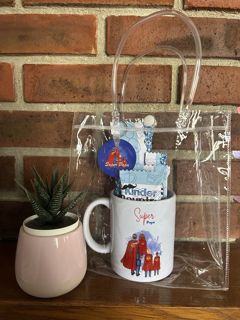 Mug avec gourmandise Bonne Fête papa