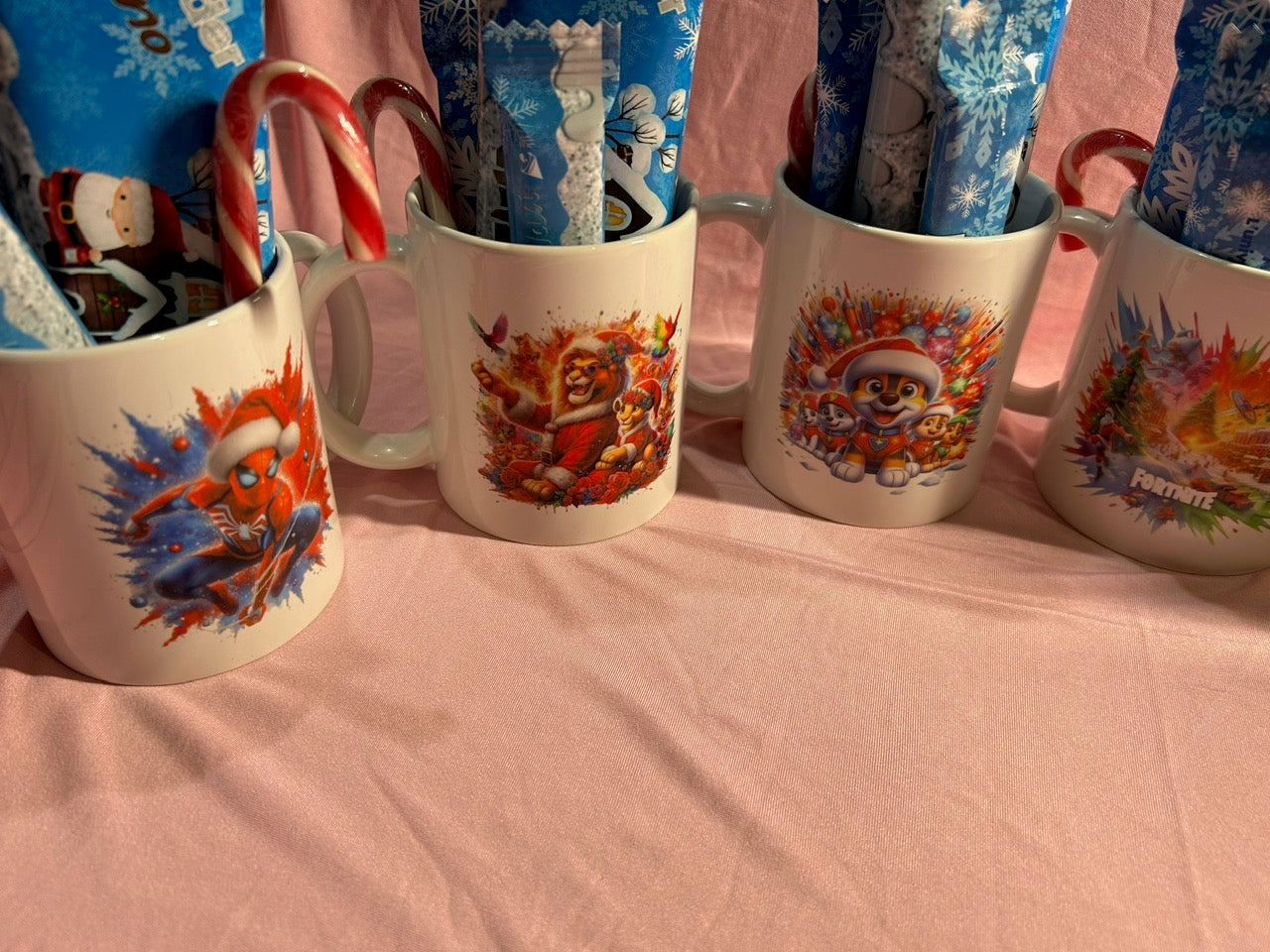 Mug gourmand avec kinder personnalisés