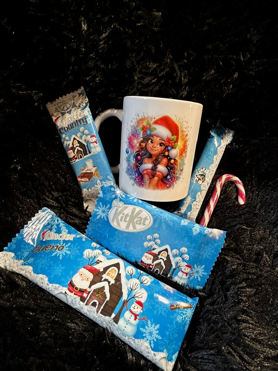 Mug gourmand avec kinder personnalisés