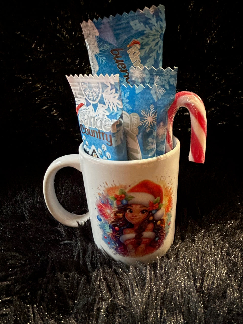 Mug gourmand avec kinder personnalisés