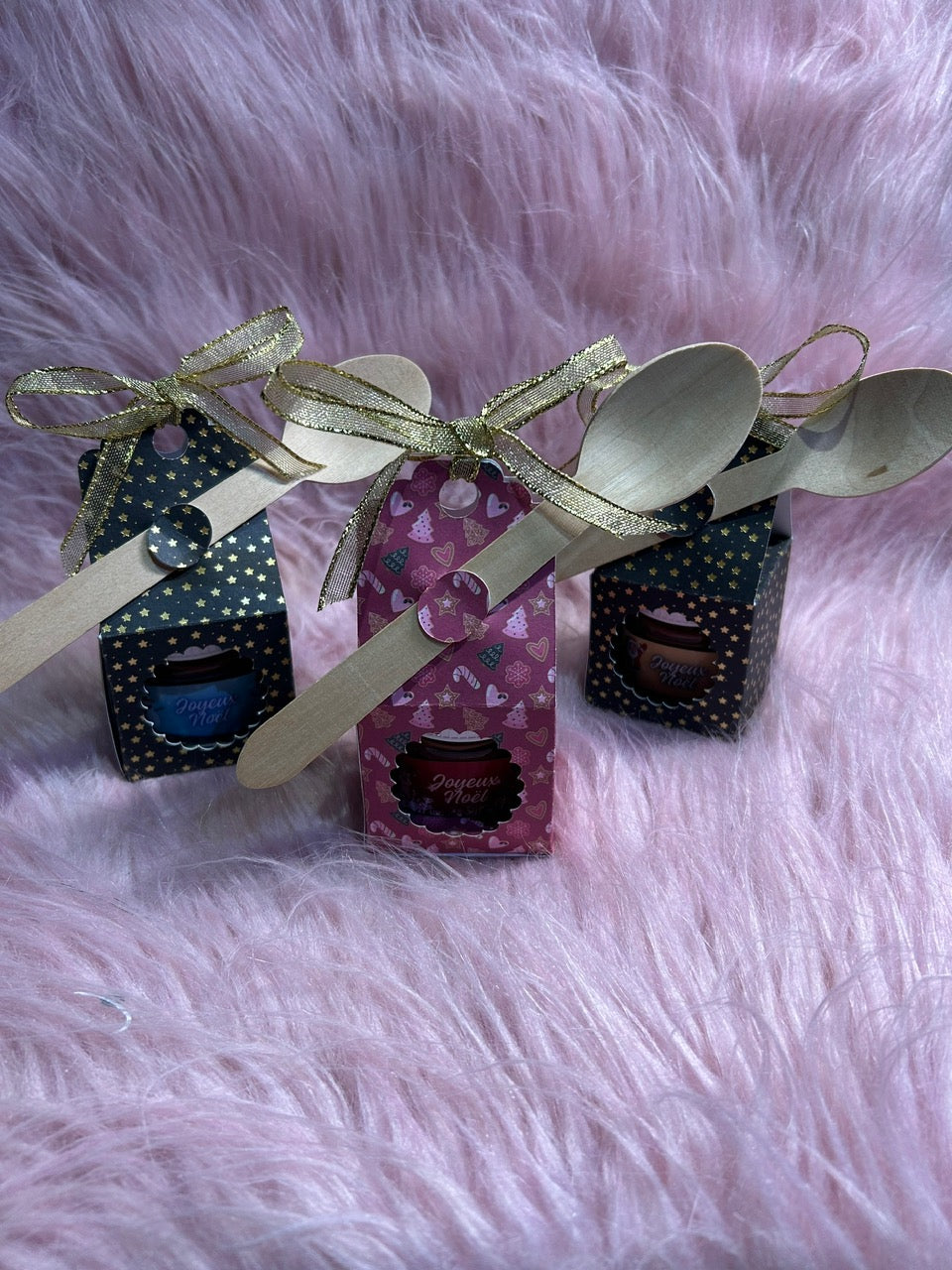 Petit pot Nutella de Noël – Simple, en sac ou avec cuillère