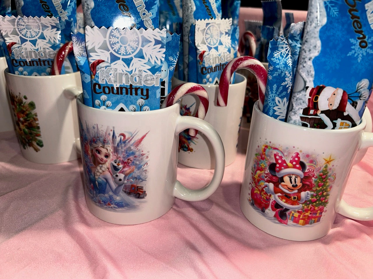 Mug gourmand avec kinder personnalisés
