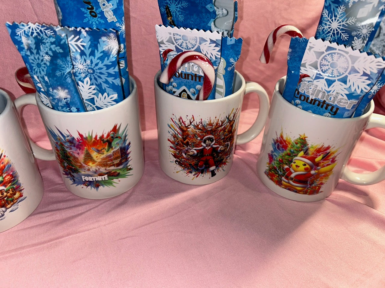 Mug gourmand avec kinder personnalisés