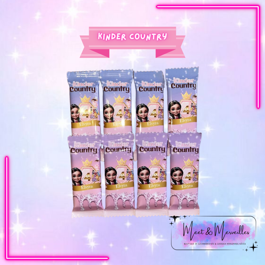 Kinder Country personnalisé