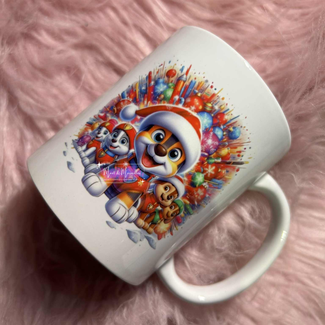 🍬 Mug Gourmand personnalisé – Noël 2025 🎅