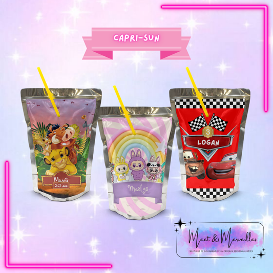 Capri sun personnalisé