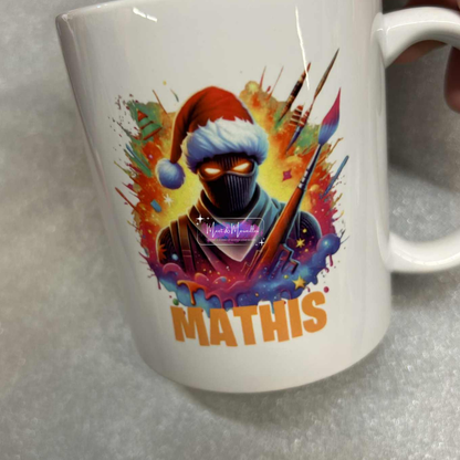 🍬 Mug Gourmand personnalisé – Noël 2025 🎅