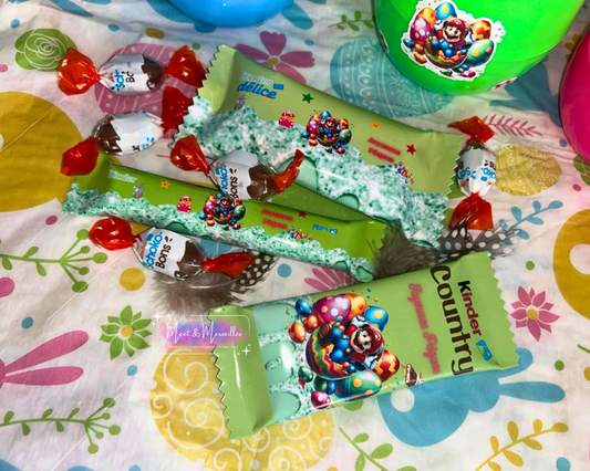 Œuf de Pâques 15 cm Personnalisé – Surprise Gourmande Enfant