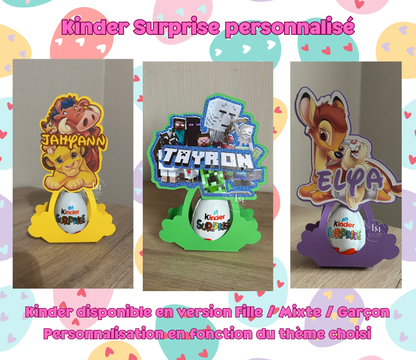 Kinder surprise personnalisé