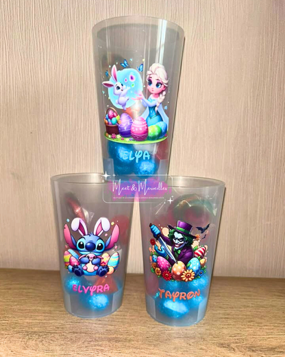 Gobelet de Pâques personnalisé – Surprise gourmande🥤