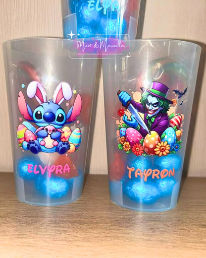 Gobelet de Pâques personnalisé – Surprise gourmande🥤