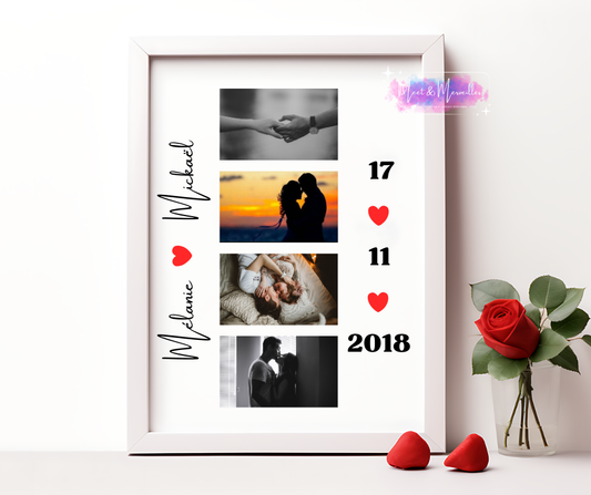 Cadre photo personnalisé – Votre histoire en images