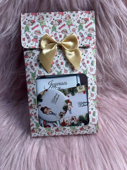 Pochette Maîtresse / ATSEM /AESH / Maître personnalisée