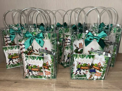 Sac transparent personnalisé à Remplir – Thème au choix 🎁