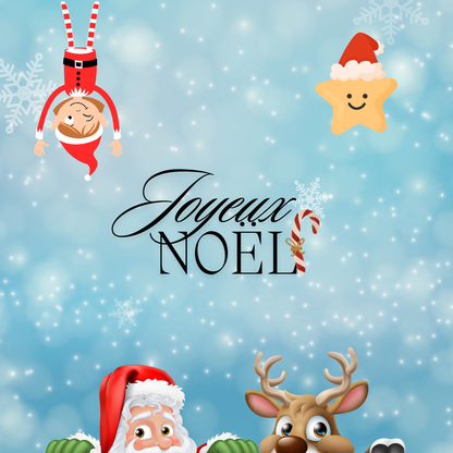 Boîte de chocolats de Noël personnalisée