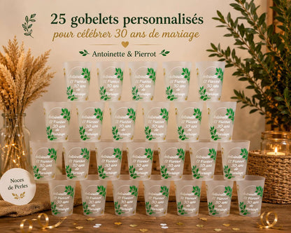 Gobelets personnalisés réutilisables – Événements