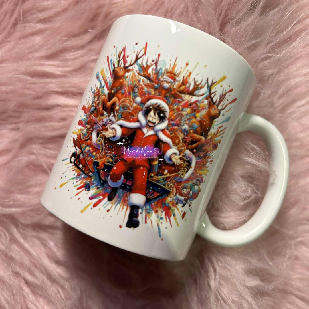 🍬 Mug Gourmand personnalisé – Noël 2025 🎅