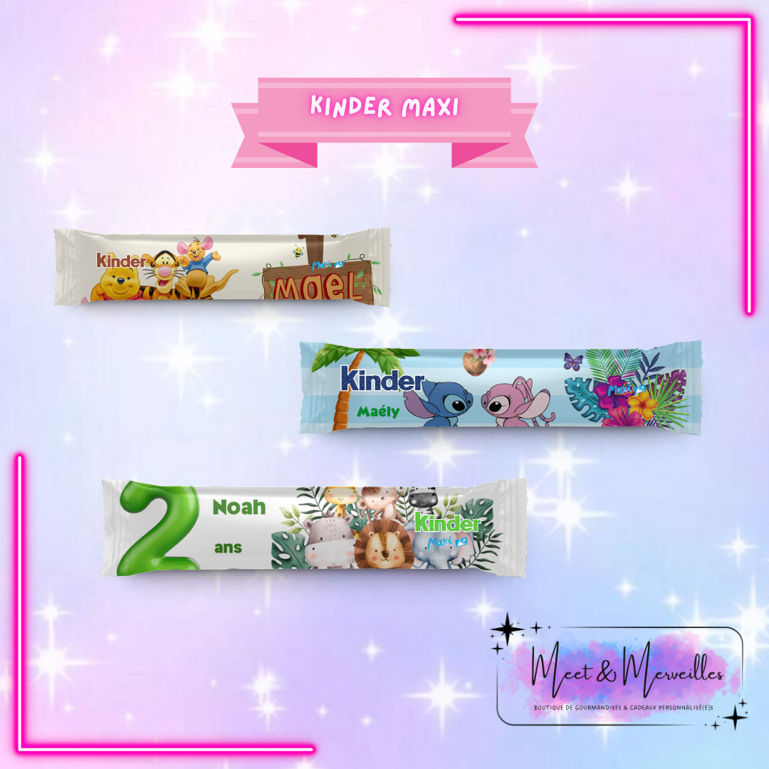 Kinder Maxi personnalisé
