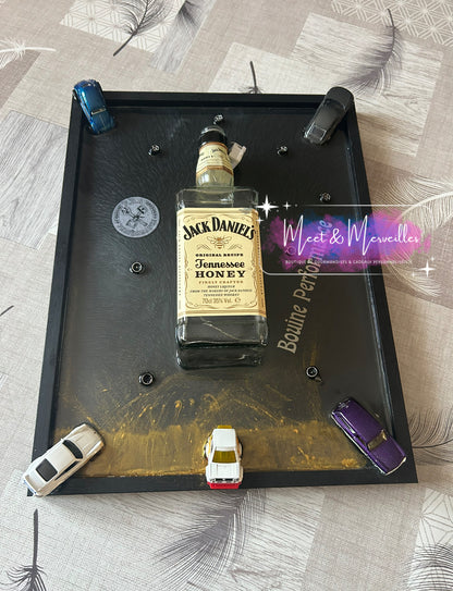 L’art de l’instant figé - cadre bouteille résine époxy