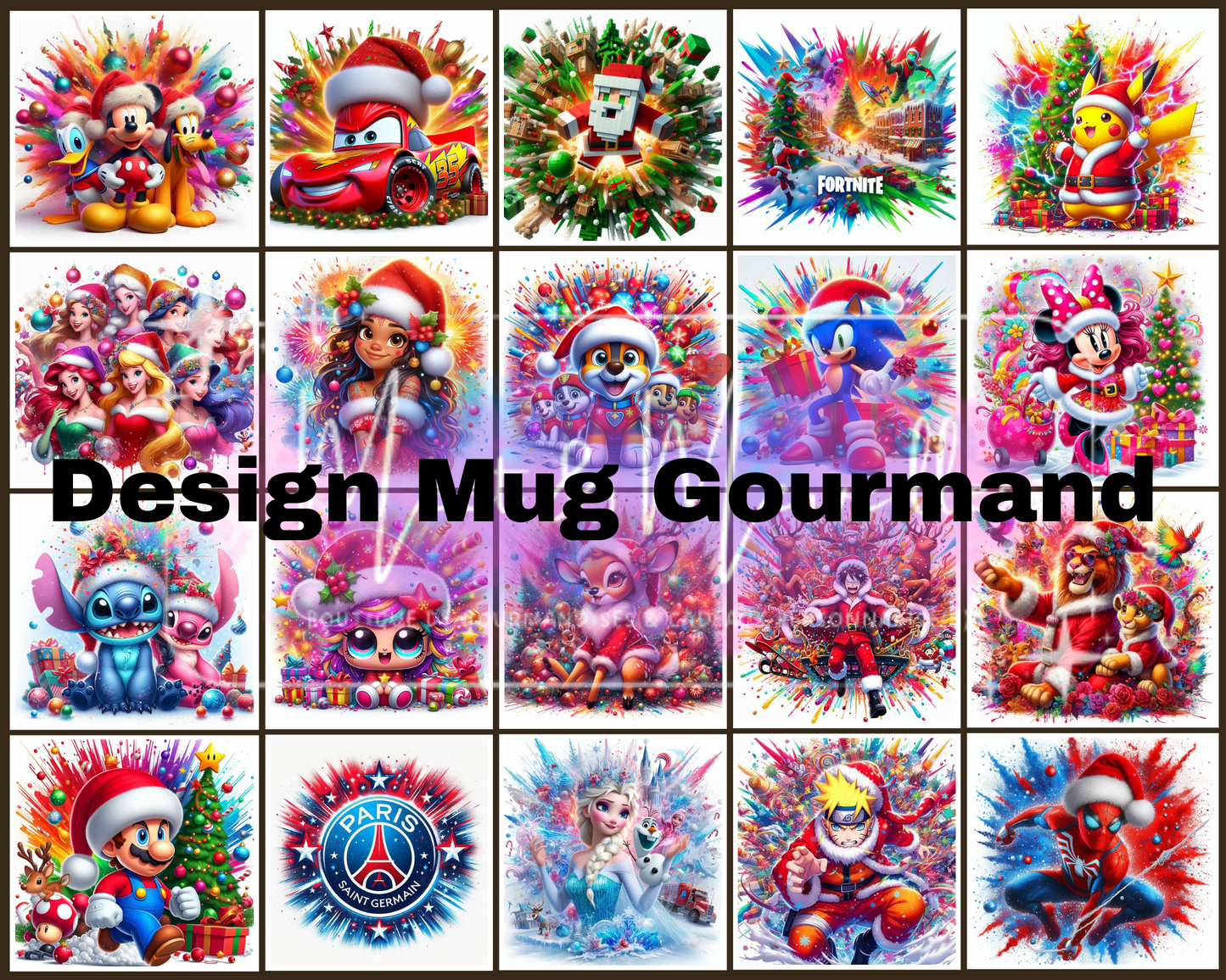 🍬 Mug Gourmand personnalisé – Noël 2025 🎅
