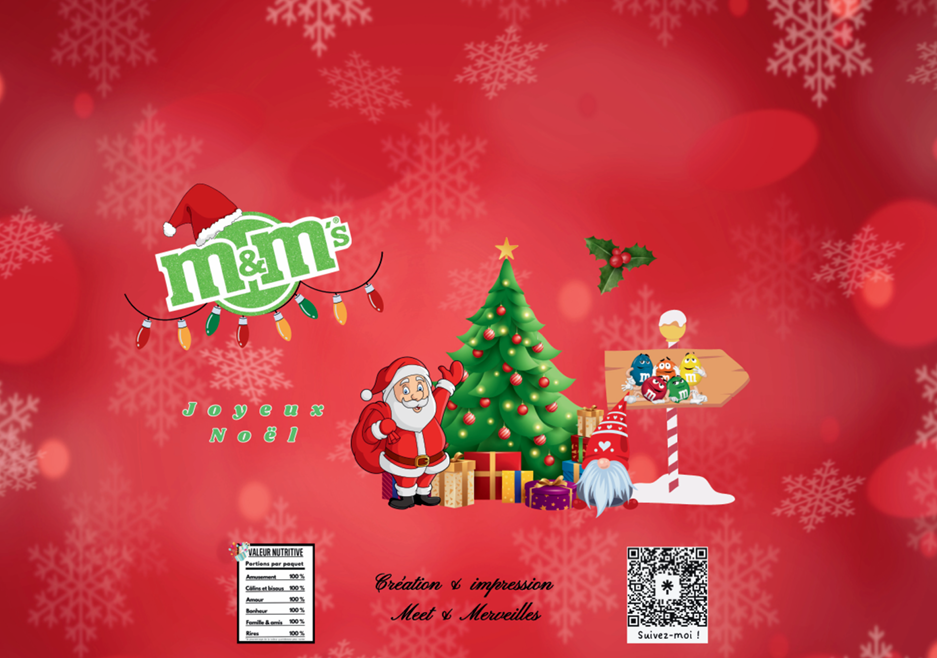 🎁 Sac Gourmand de Noël – 4 modèles festifs au choix 🎅