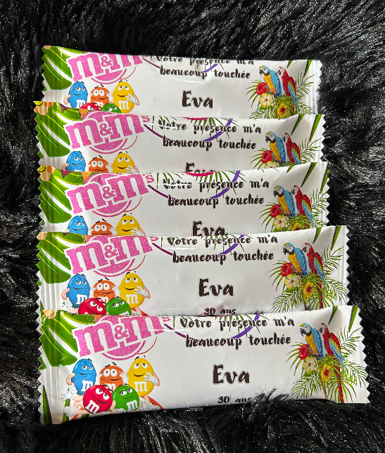 Barre chocolatée personnalisée