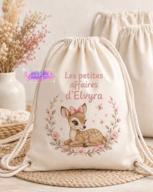 Sac à dos à cordons personnalisé enfant – Les petites affaires de…