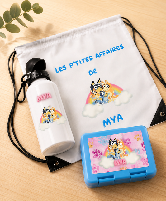 Coffret Rentrée Scolaire Personnalisé – Prénom et thème au choix