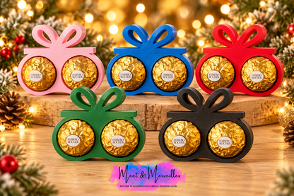 Gourmandises de Noël – Supports 3D avec chocolats 🎄🍫