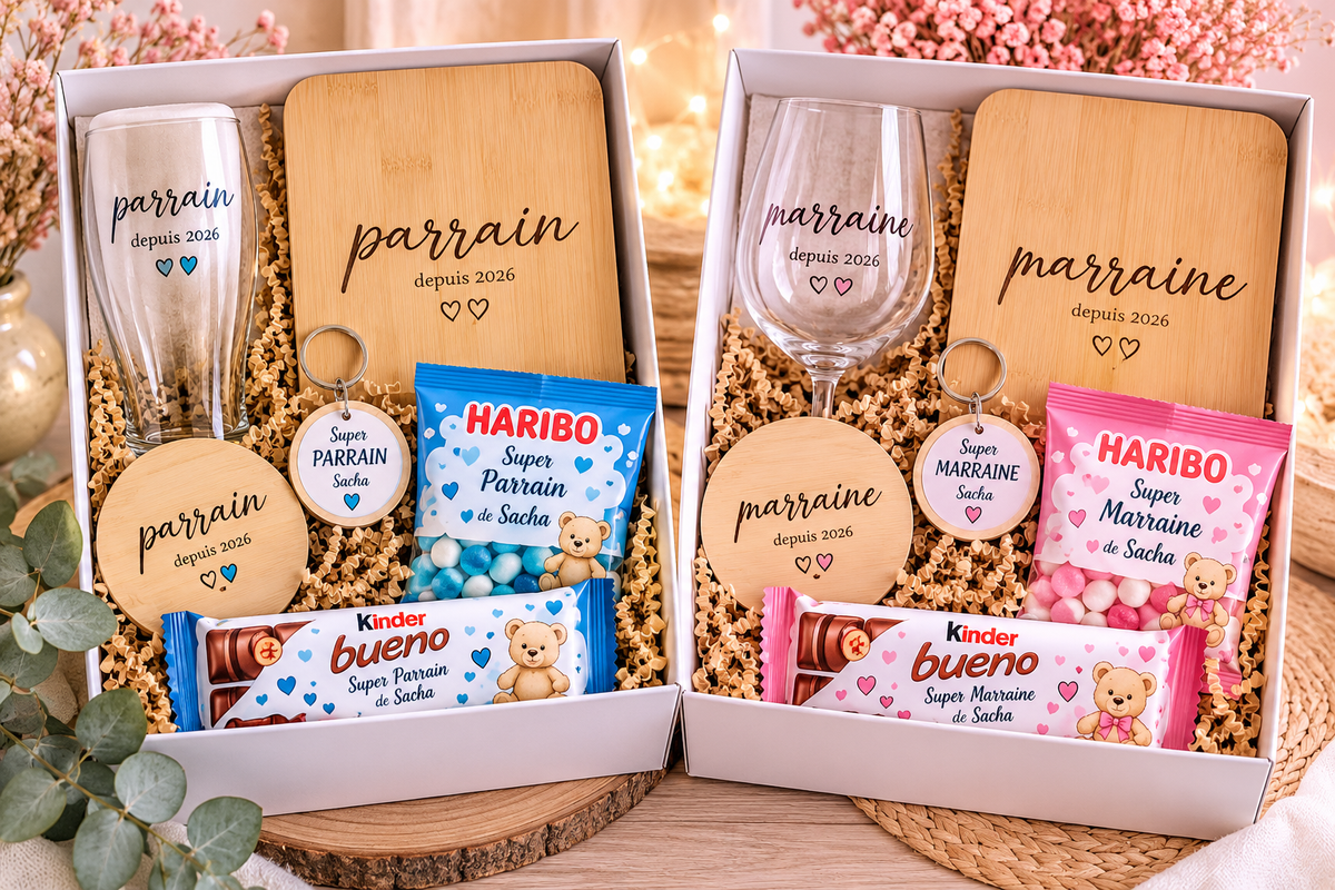 Coffret apéro Parrain/Marraine