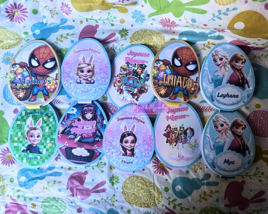 Kinder Country Personnalisé de Pâques – Œuf Surprise au Prénom