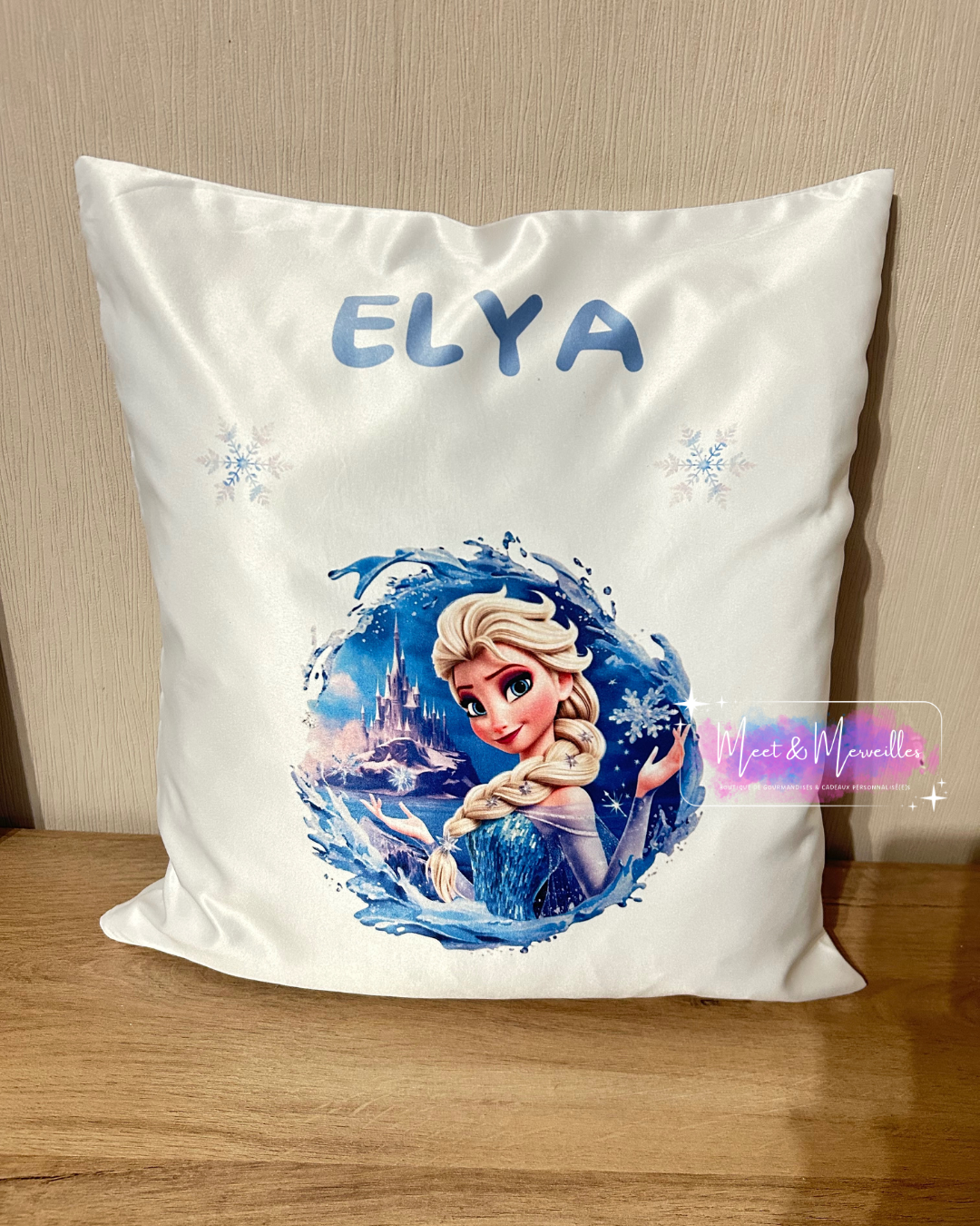 Coussin personnalisé enfant – Prénom, thème & couleurs au choix – Housse déhoussable – Cadeau naissance - anniversaire