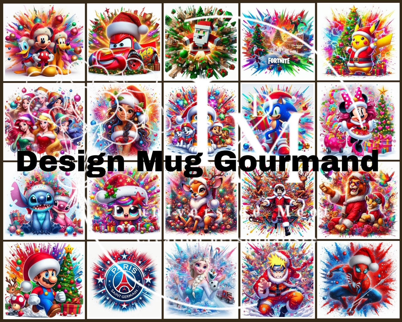 Mug gourmand avec kinder personnalisés