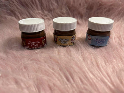 Petit pot Nutella de Noël – Simple, en sac ou avec cuillère