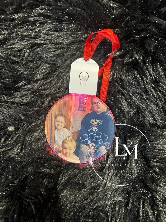 Boule de Noël personnalisée