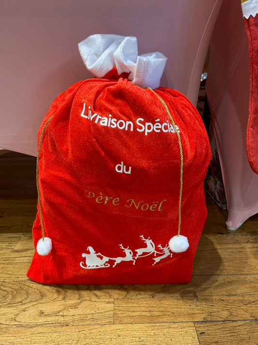 Hotte de noël personnalisée